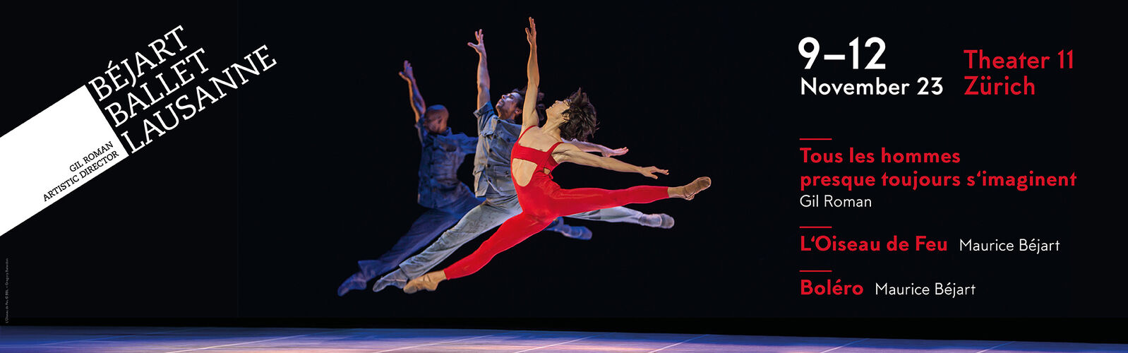 Béjart Ballet Lausanne - 9. bis 12. November 2023